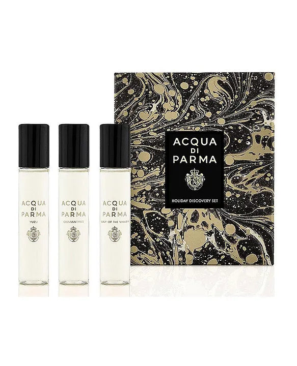 Acqua di Parma Signatures of the Sun Gift Set 12ml Yuzu EDP + 12ml Osmanthus EDP + 12ml Sakura EDP Unisex Fragrance