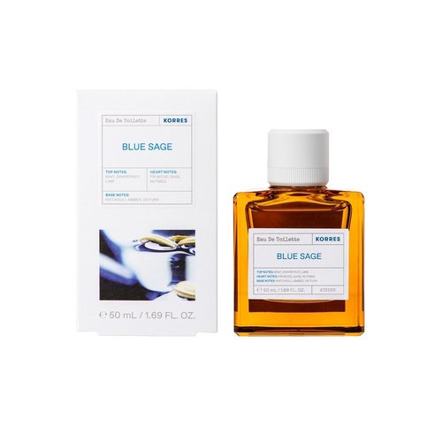 Korres Blue Sage Eau de Toilette 50ml Spray Men's Fragrance