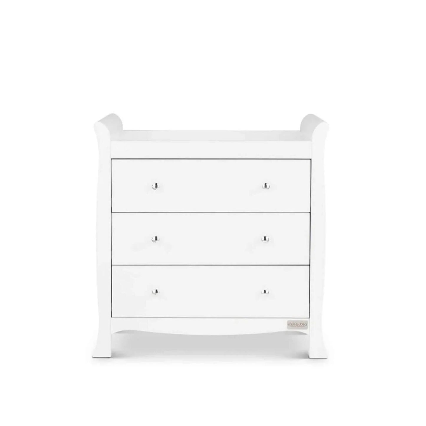 Ickle Bubba Snowdon 4 in 1 Mini 2 Piece Furniture Set White - Premium Pocket Sprung Mattress