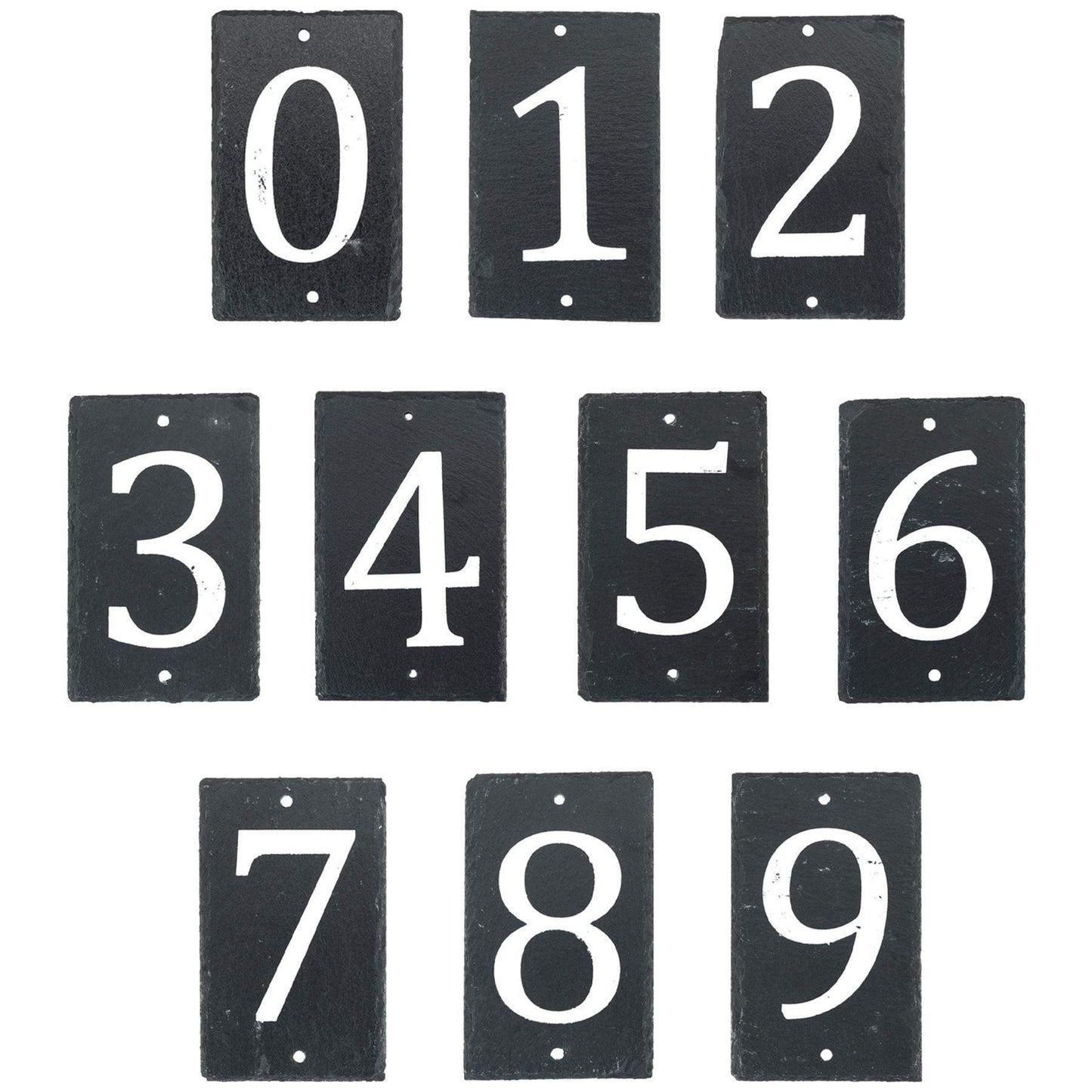 Number 7 Slate House Sign
