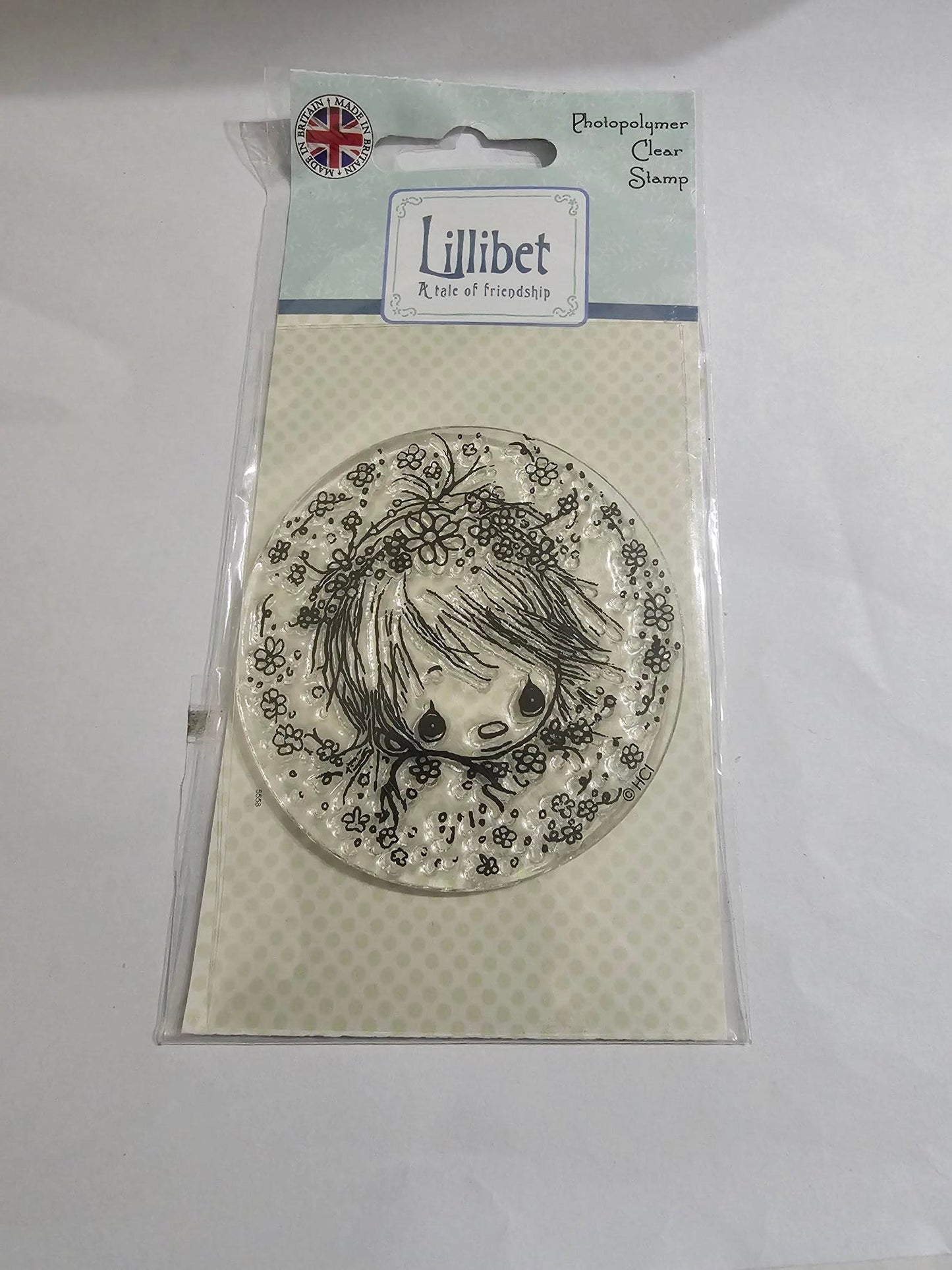 LILLIBET CLEAR STAMPS -GREAT FOR CARDS AND CRAFTS FACE