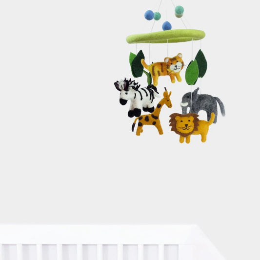 Fairtrade Felt Nursery Mobile - Jungle Jamboree