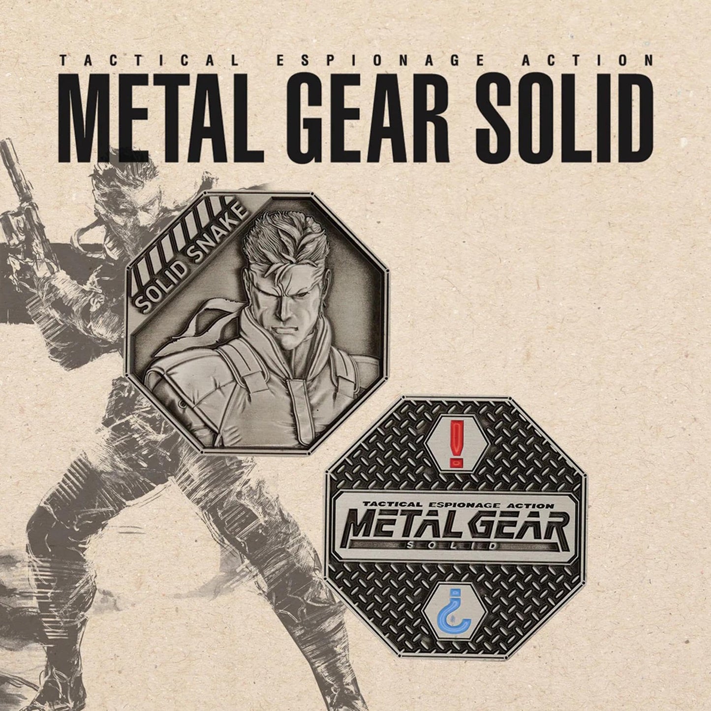Fanattik Metal Gear Solid Limited Edition Collectible Coin – Solid Snake