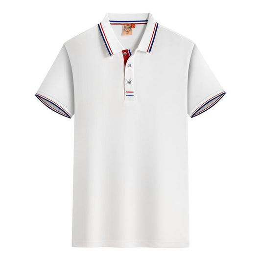 Men’s Summer Lapel Short Sleeve Polo Shirt – Lightweight Slim Fit Casual Top