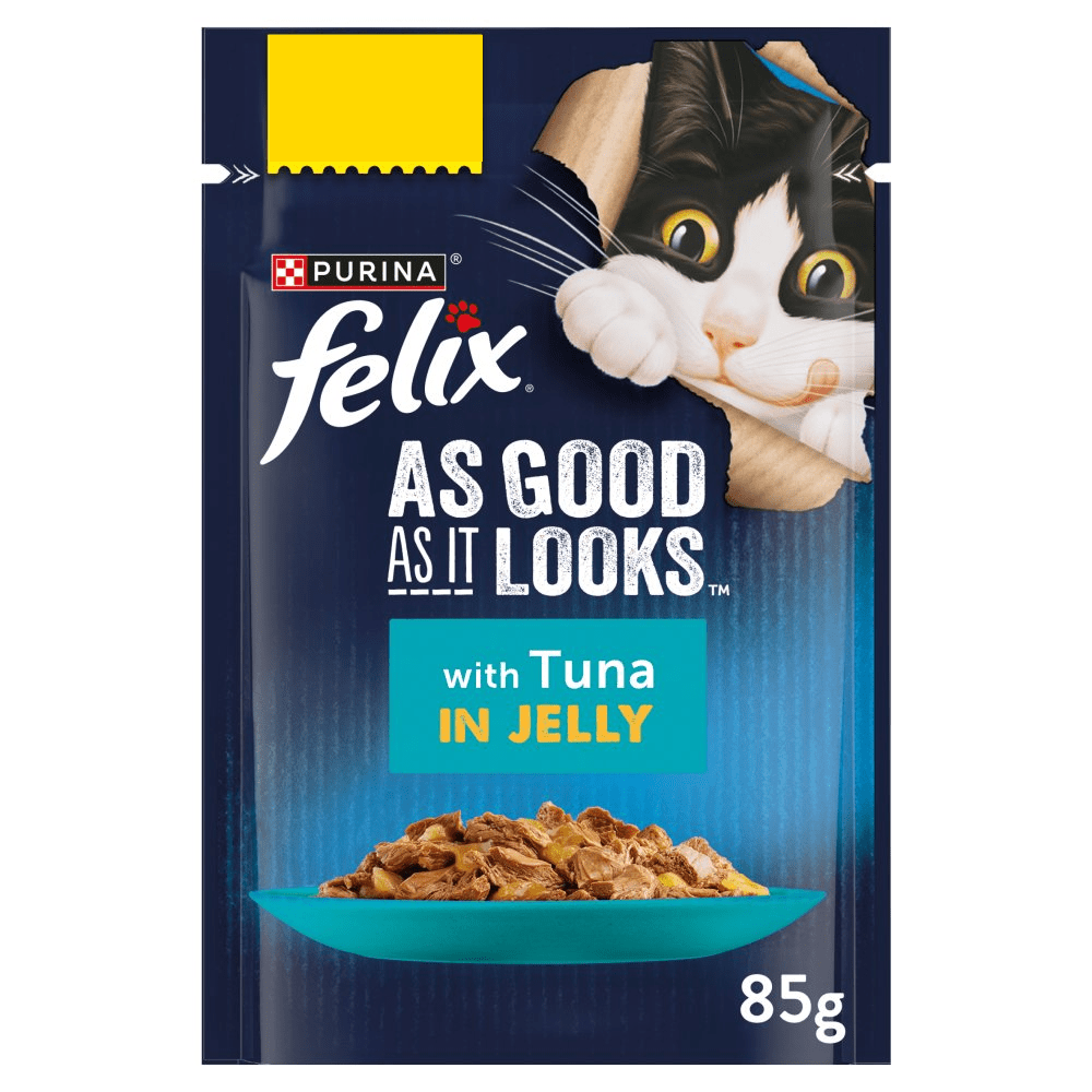 FELIX AS GOOD AS IT LOOKS with Tuna in Jelly PMP 85g (Case of 26)
