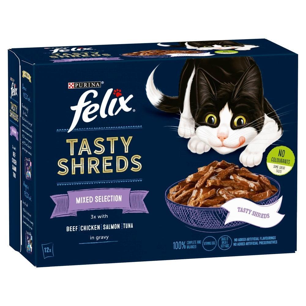 Felix Pouches Tasty Mixed Selection in Gravy 12 x 80g