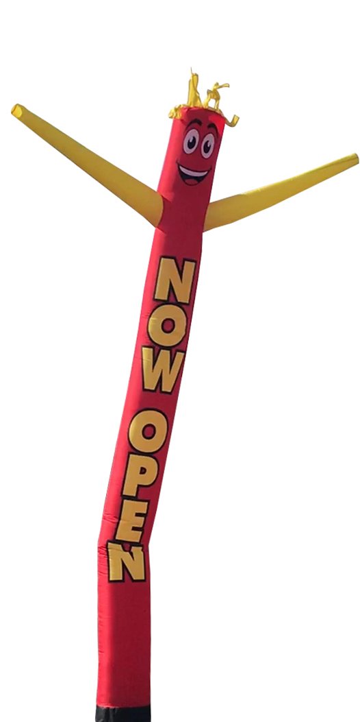 FFN Now Open 20-Foot Inflatable Tube Man – Replacement Dancer (Motor Not Included)