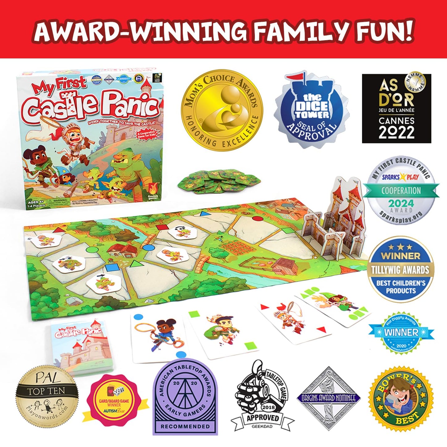 Fireside Games: My First Castle Panic – Cooperative Kids Board Game 4+