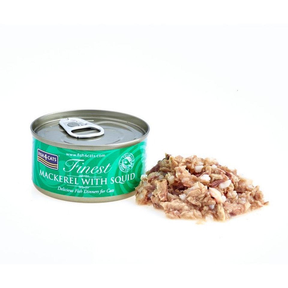 Fish4Cats Finest Mackerel With Squid BUY 9 GET 1 FREE!