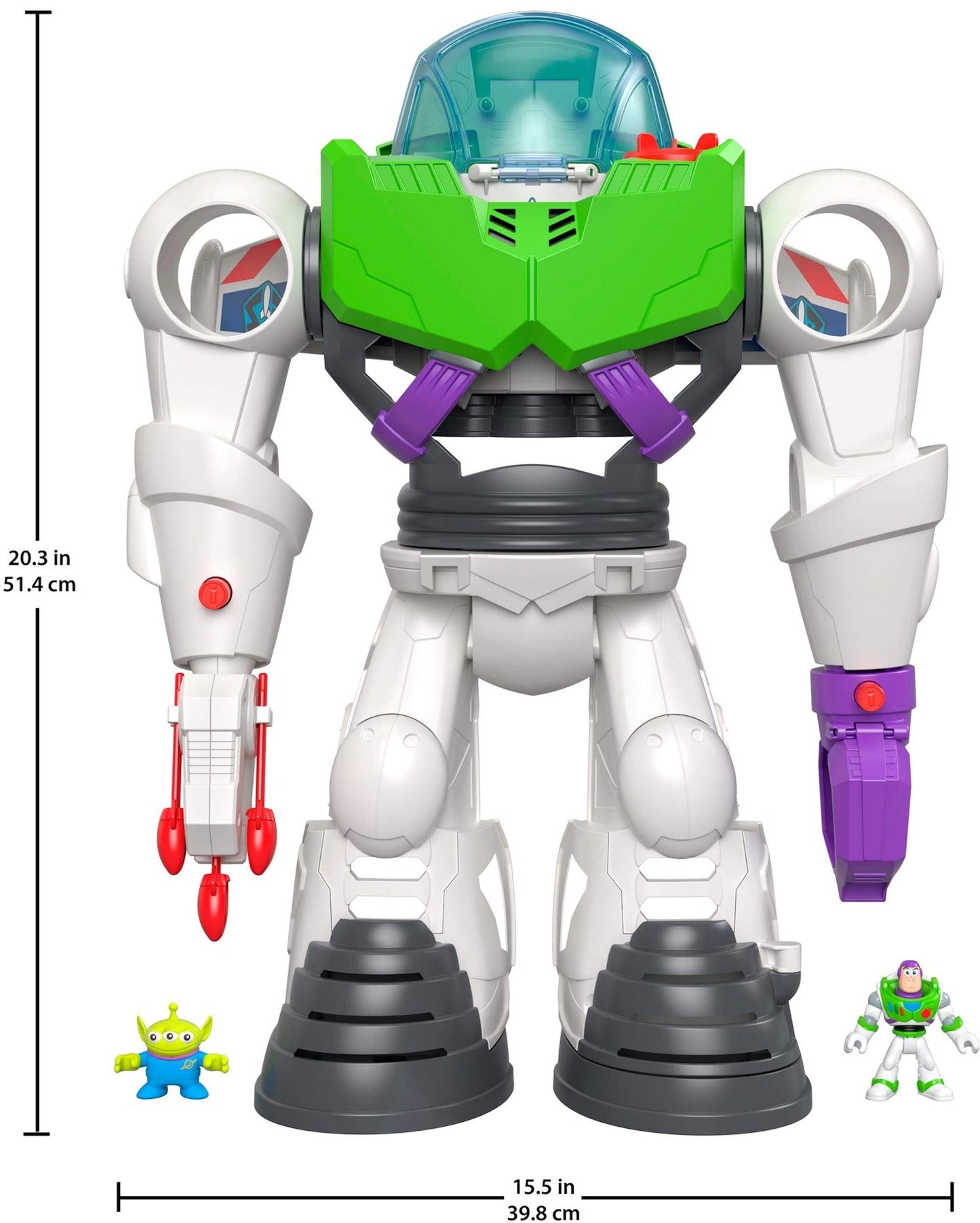 Fisher-Price Imaginext Buzz Lightyear Robot Playset — Toy Story Space Adventure for Kids 3–8