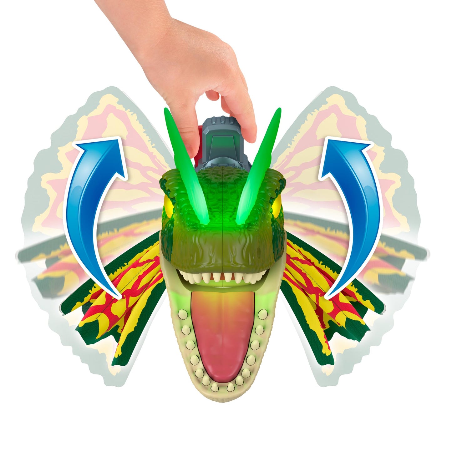 Fisher-Price Imaginext Jurassic World Dilophosaurus – 16+ Inch with Lights & Sounds