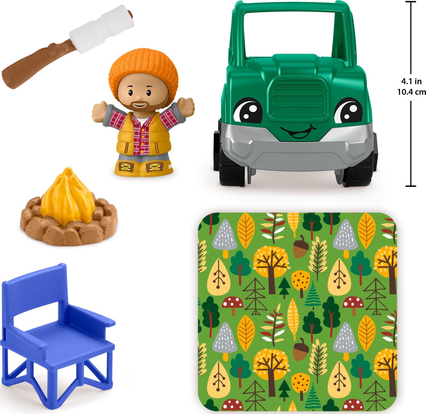Fisher-Price Little People Time to Camp Set — Imaginative Camping Play for Toddlers