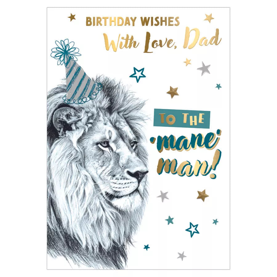 birthday wishes with love dad greetings card