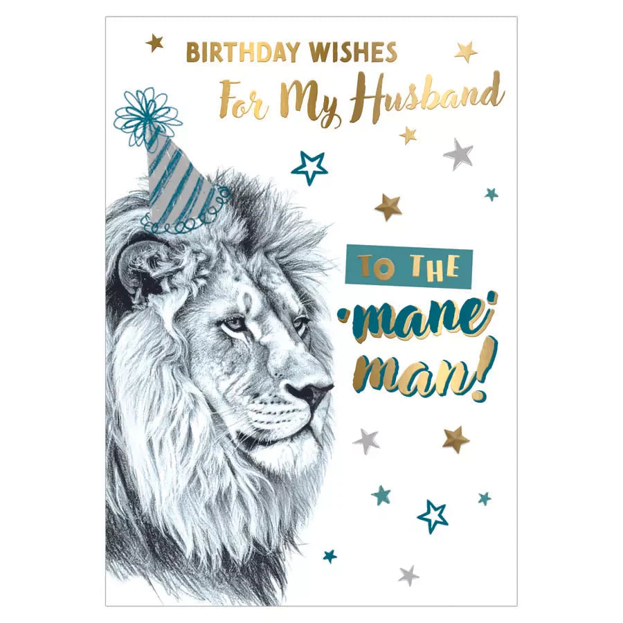 birthday wishes for my husband card