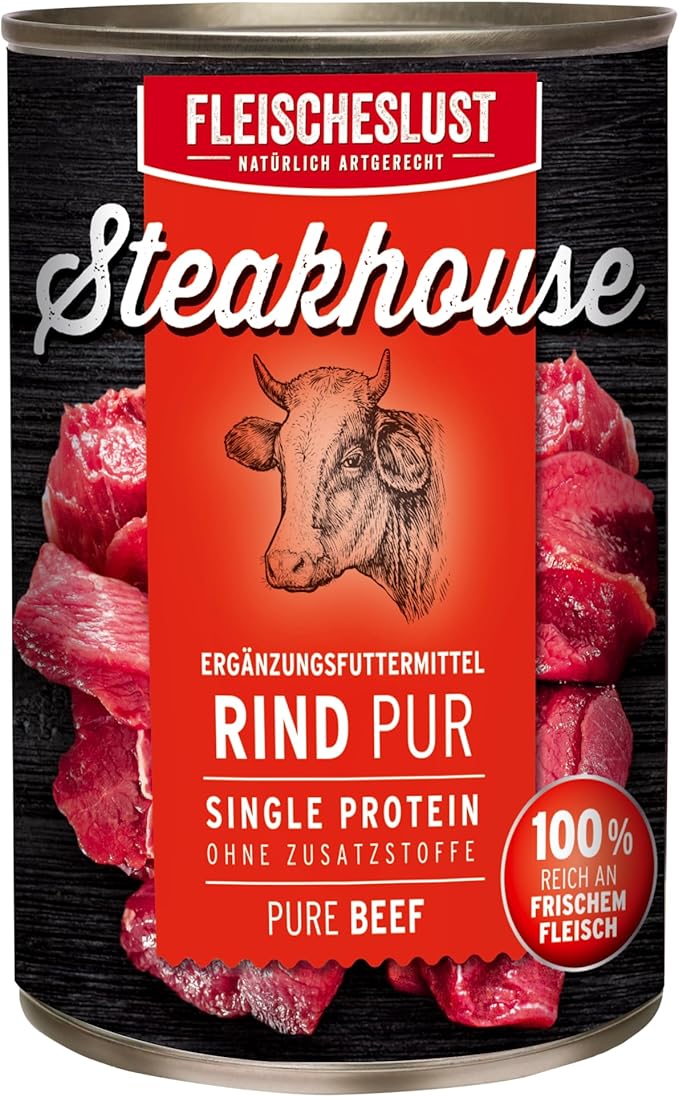 Fleischeslust Steakhouse Pure Beef (6 x 400g)
