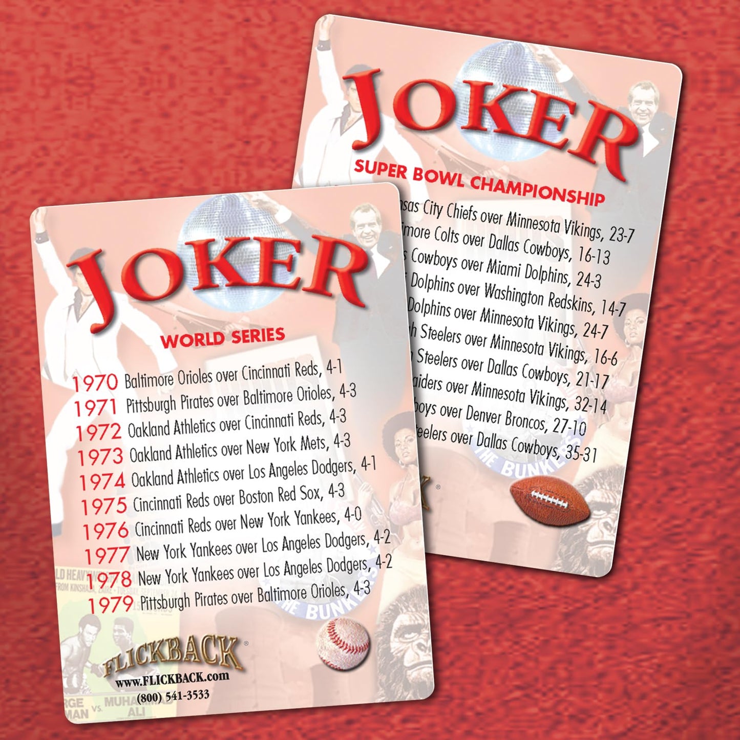 Flickback 1975 Birthday Trivia Cards – Gift for People Born in 1975