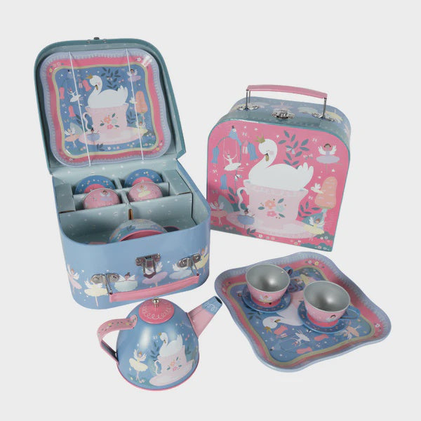 Floss and Rock Enchanted 7 Piece Tin Tea Set