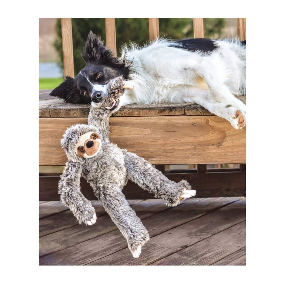 Fluff & Tuff Tico Sloth Plush Dog Toy, Large, 15-Inches