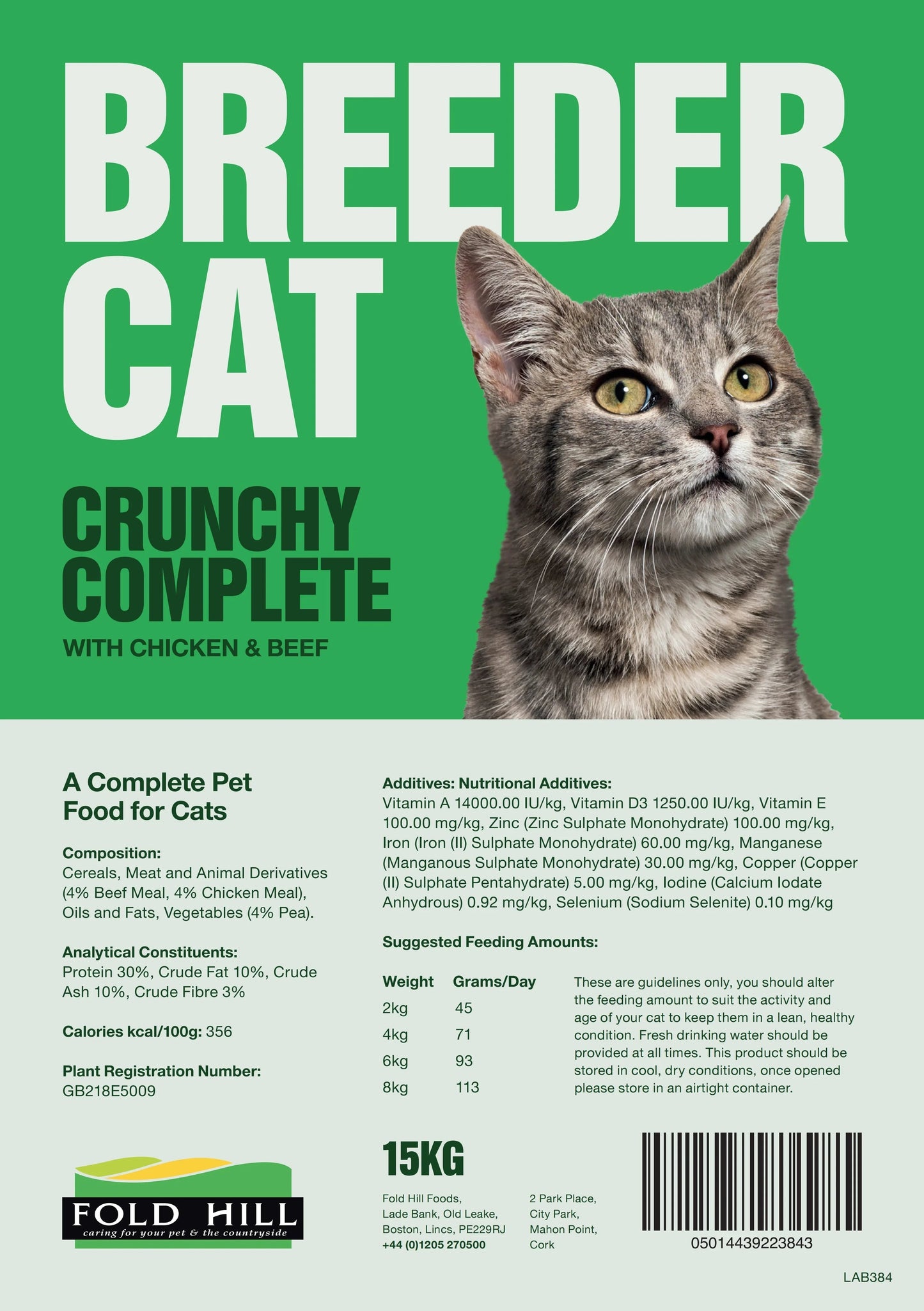 Fold Hill Breeder Cat Complete 15kg