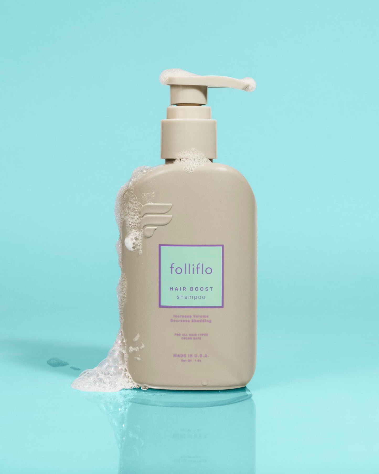 Folliflo Hair Boost Shampoo – Thicker-Looking Hair, Gentle Daily Cleanse (Up to 90 Day Supply)
