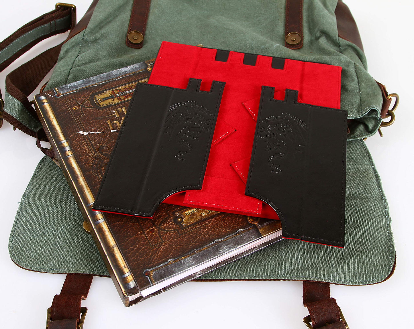 Forged Dice Co. Draco Foldable Dice Tray & Dice Tower – Red