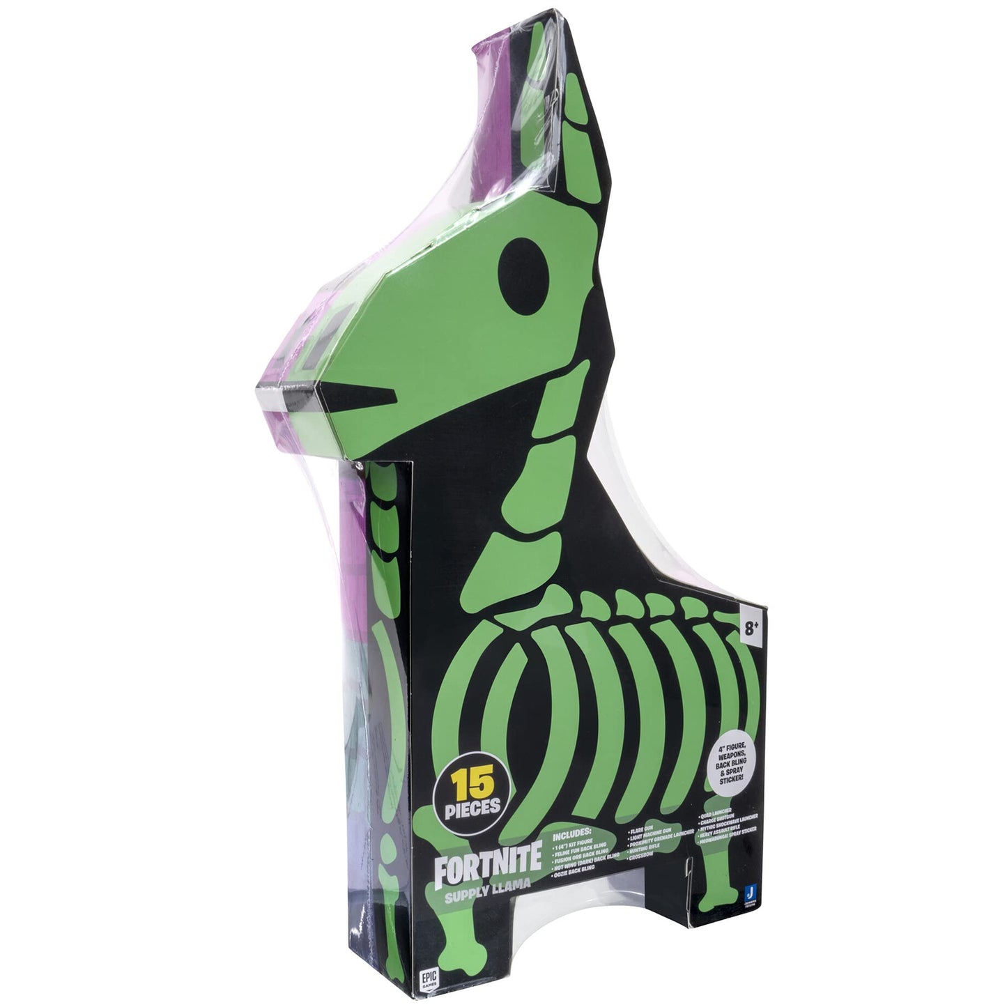 Fortnite Supply Llama Kit Figure – 12.5-Inch X-Ray Llama with 9 Weapons & 4 Back Bling