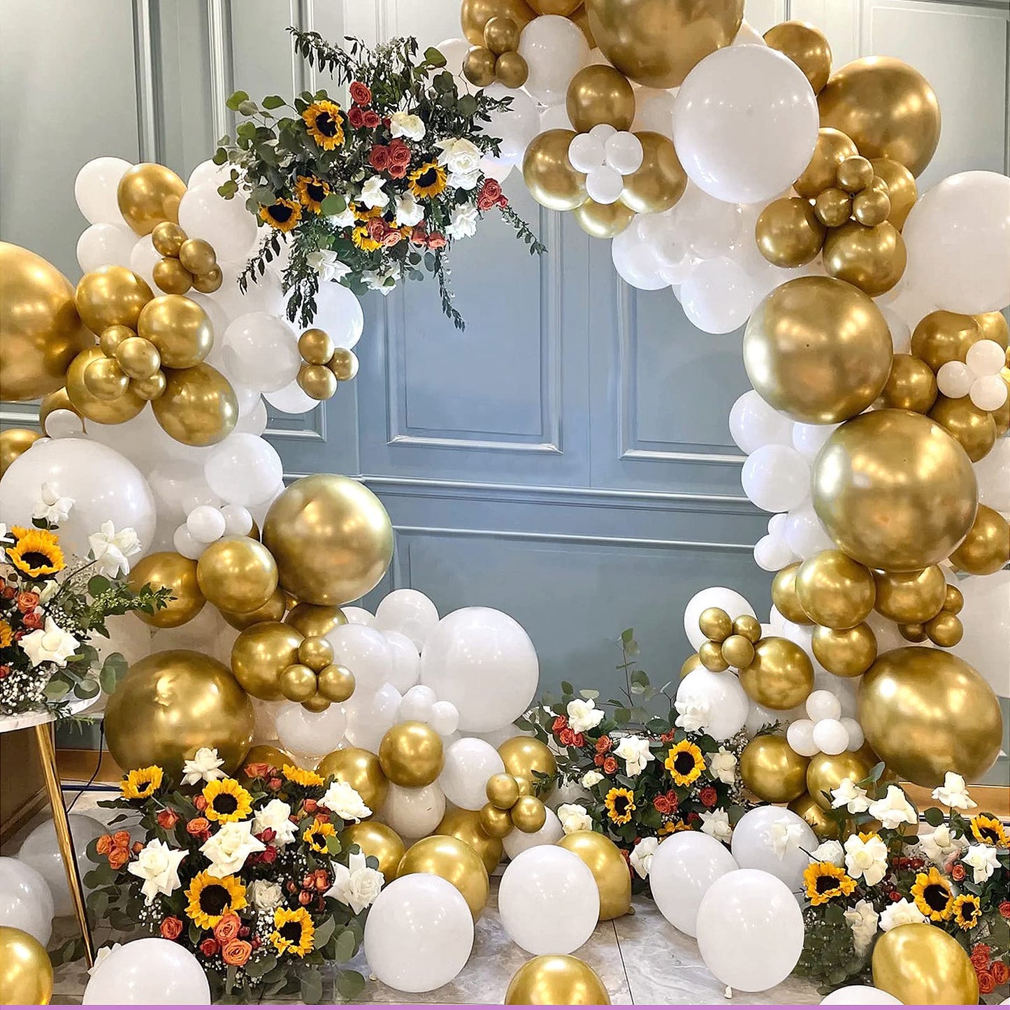 FOTIOMRG 120pcs 5in White Latex Balloons – Helium-Ready Party Decor