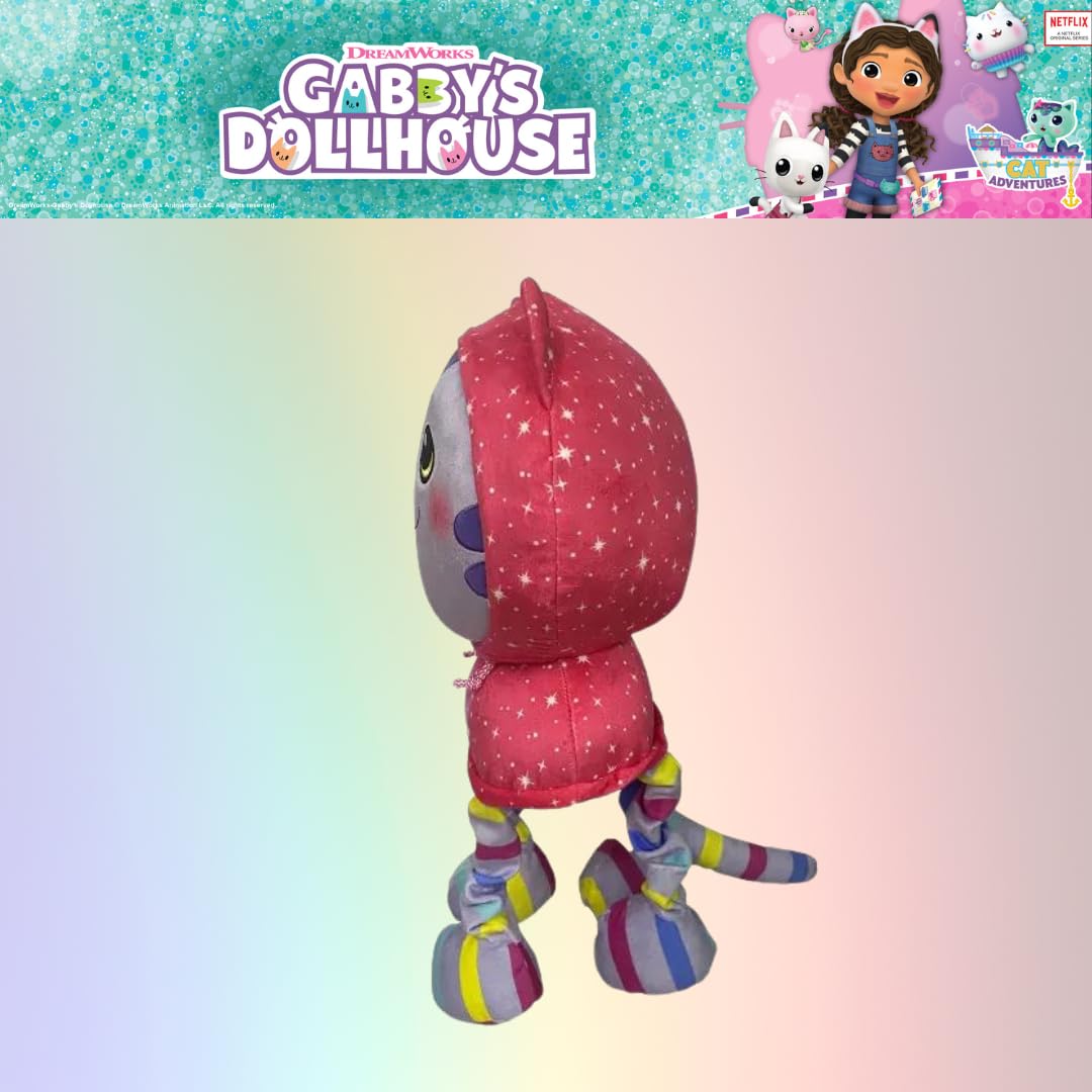 Franco DreamWorks Gabby's Dollhouse DJ Catnip Plush Cuddle Pillow Buddy – Officially Licensed