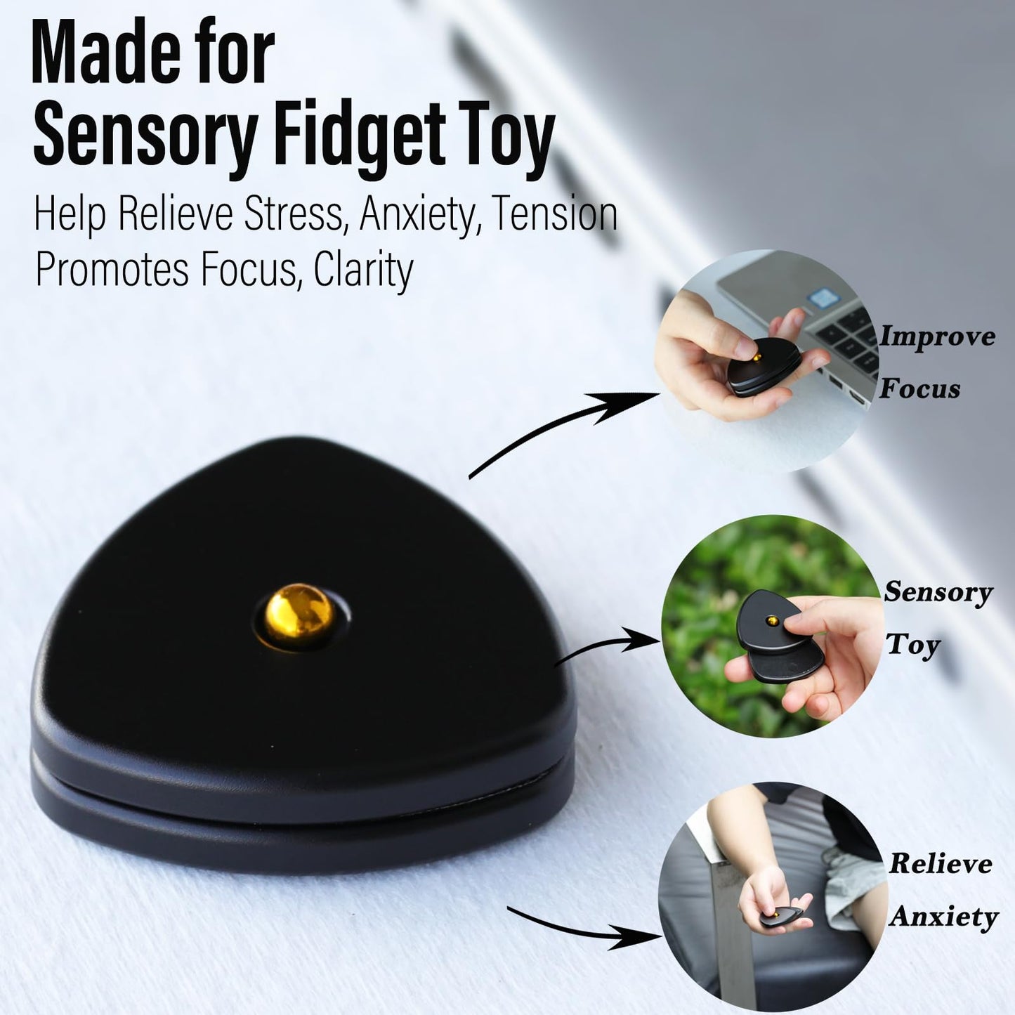 FREELOVE Pivot Magnetic Fidget Slider – Discreet, Quiet, Pocket-Size Kinetic Toy