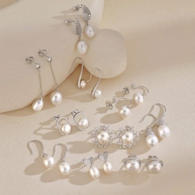 Fresh Water Pearl Dropper Earrings ERLE028