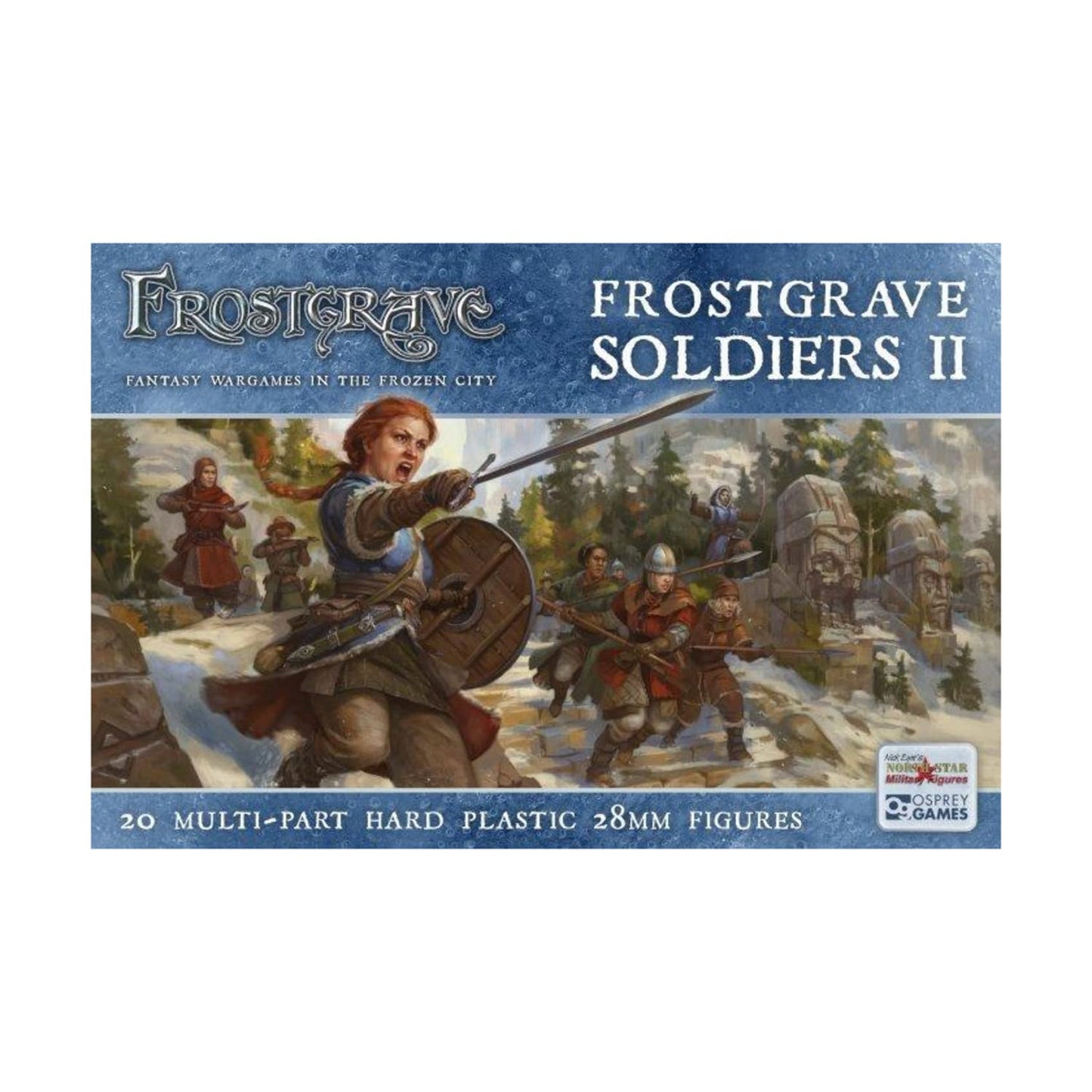 Frostgrave Female Soldiers II: 28mm Multipart Plastic Figures for Frostgrave Warbands | Age 12+
