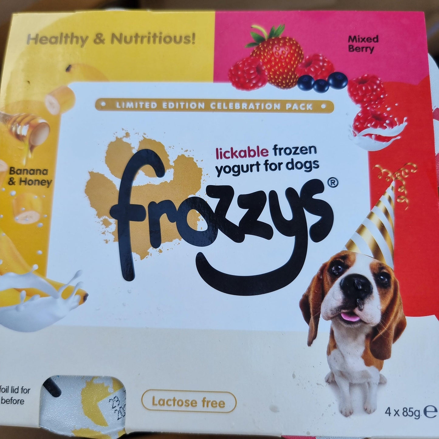 Frozzys Dog Ice Cream 4 x 85g — Case of 6