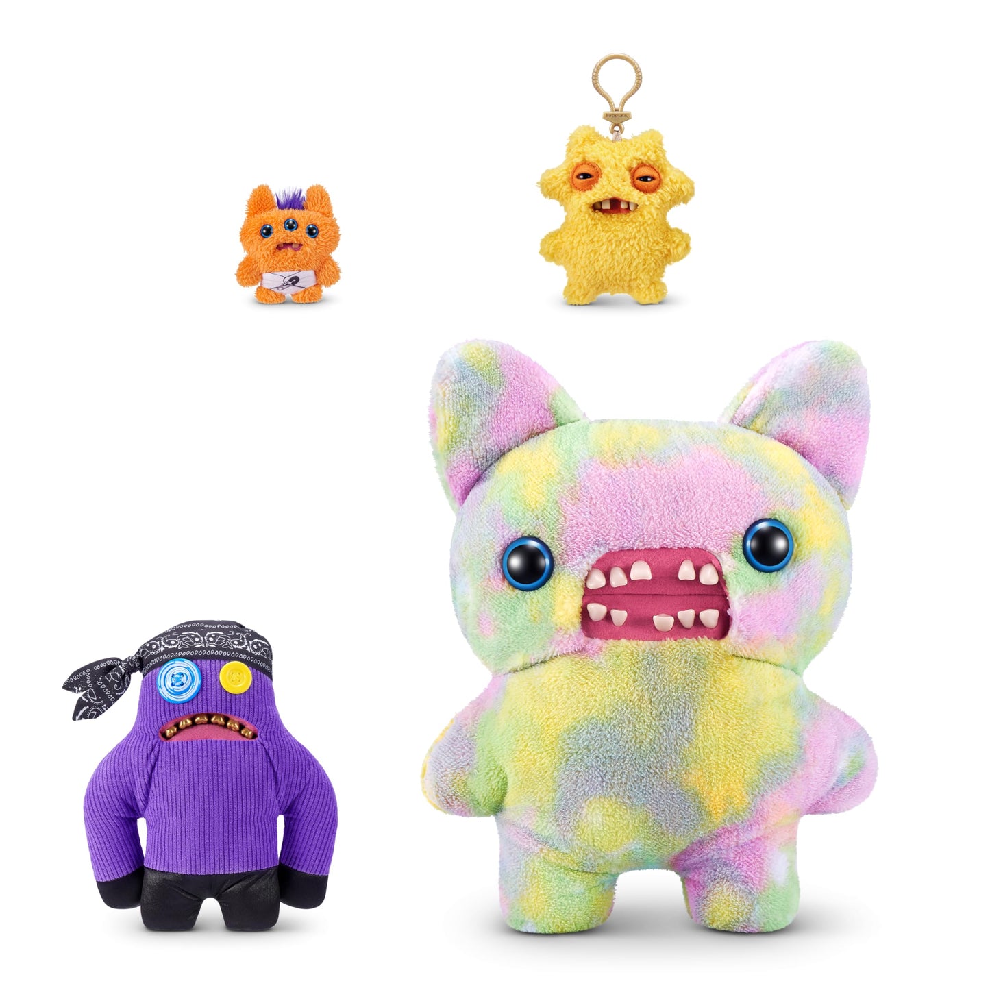 Fuggler Fugg Life 22 cm Plush Toy (Sasquoosh) – Funny Ugly Monster Cuddly Toy by ZURU