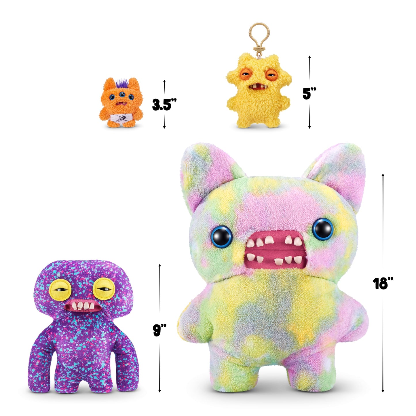Fuggler Laboratory Misfits Squidge – 9-Inch Plush Monster by ZURU | Collectible Toy