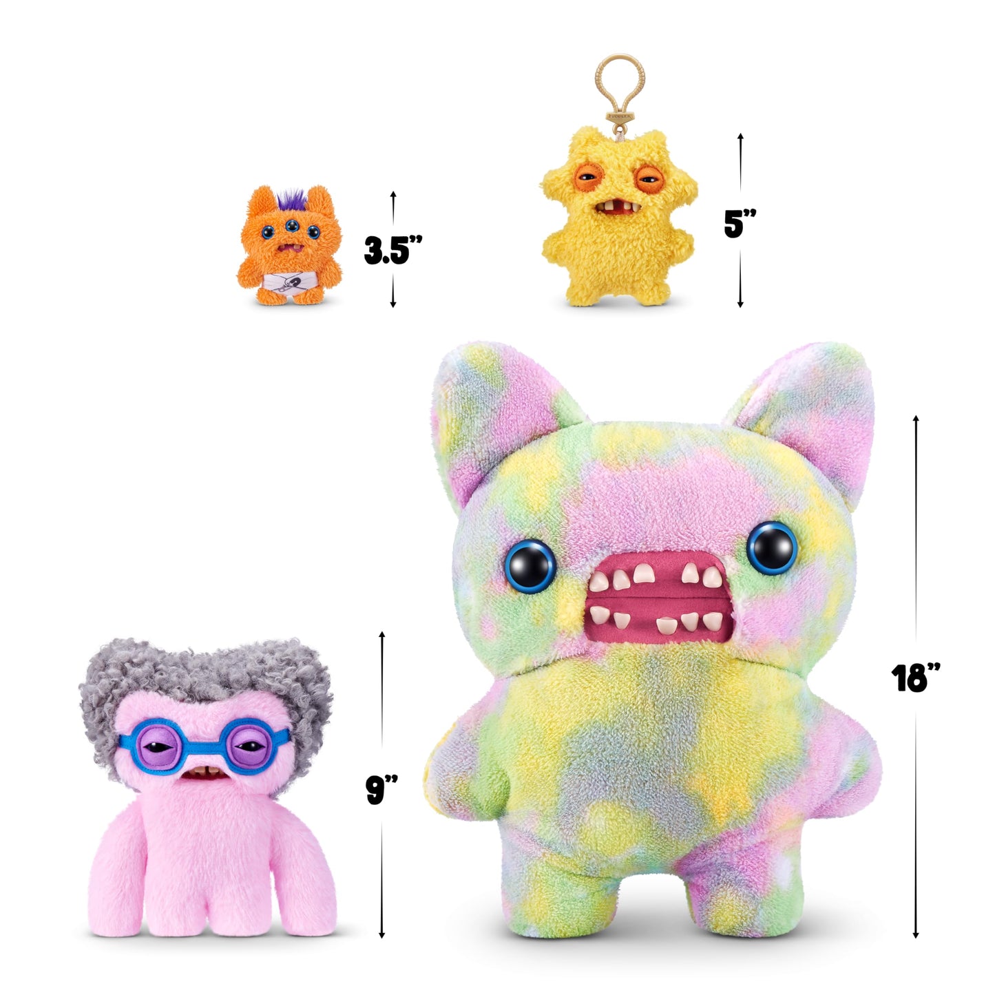 Fuggler Old Fogies 9-Inch Plush Toy Squidge by ZURU — Funny Ugly Monster Plush, Collectible for All Ages