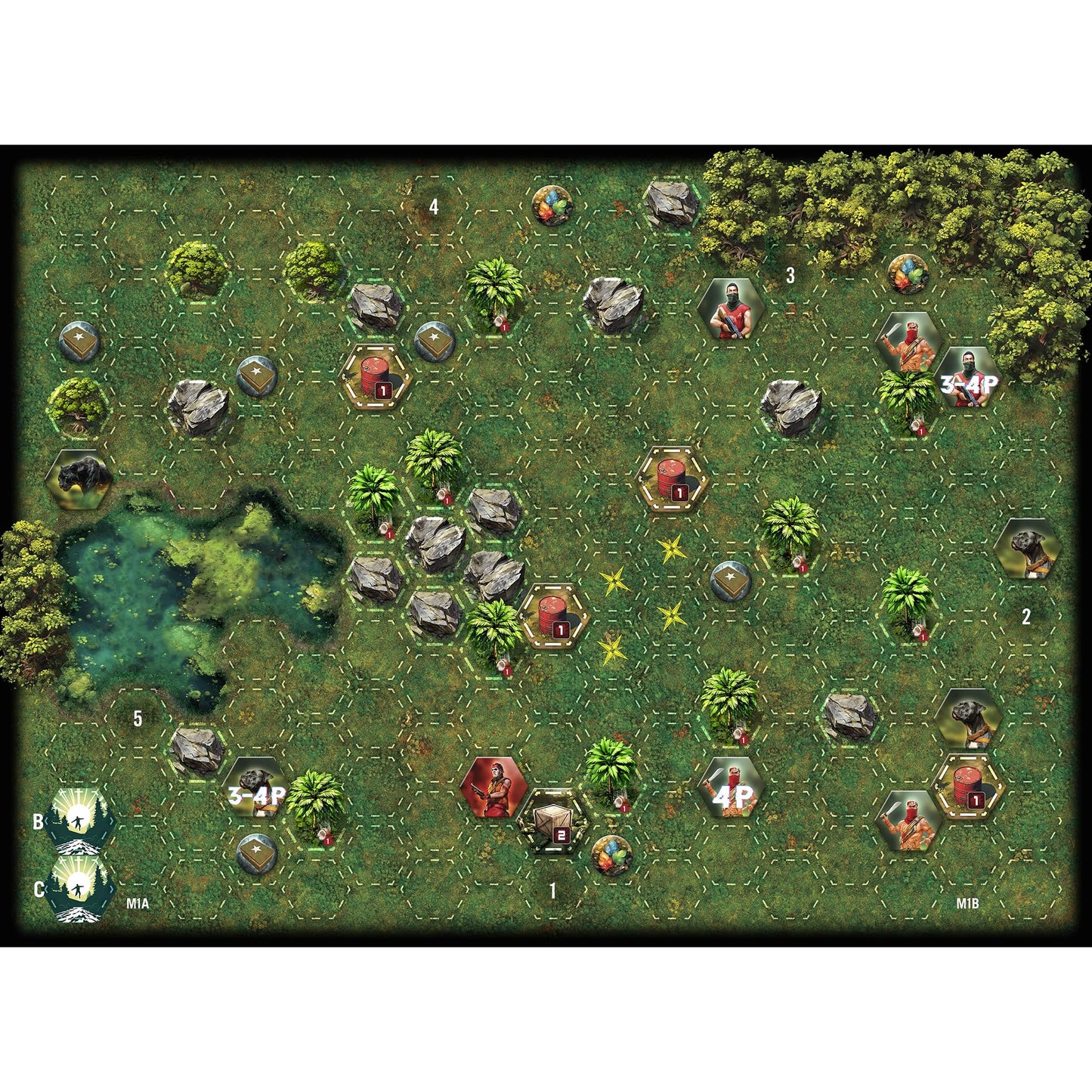 Funforge Far Cry Cooperative Board Game – Escape from Rook Islands (1-4 Players)