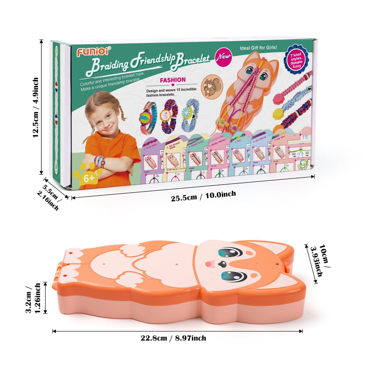 FUNiOi Bracelet Kit for Girls 8-12 | DIY Squirrel Friendship Bracelets