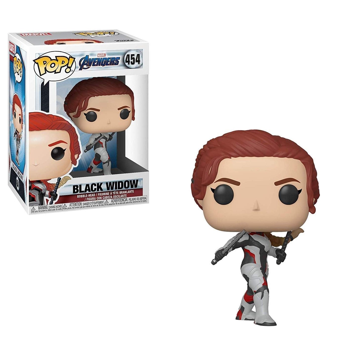 Funko POP! Avengers Endgame Black Widow Vinyl Figure – 3.75-inch Collectible | Official Funko Merchandise