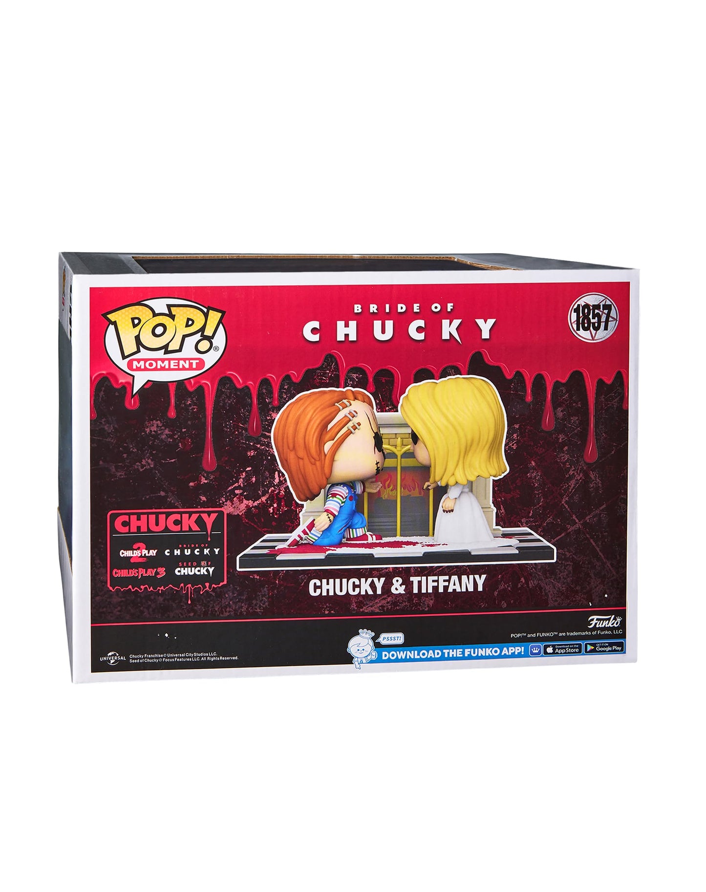 Funko POP! Bride of Chucky – Chucky & Tiffany Movie Moment Figure (3.5 in)