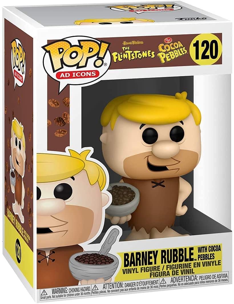 Funko Pop! Ad Icons Cocoa Pebbles: Barney with Cereal (3.75-Inch Vinyl Figure)