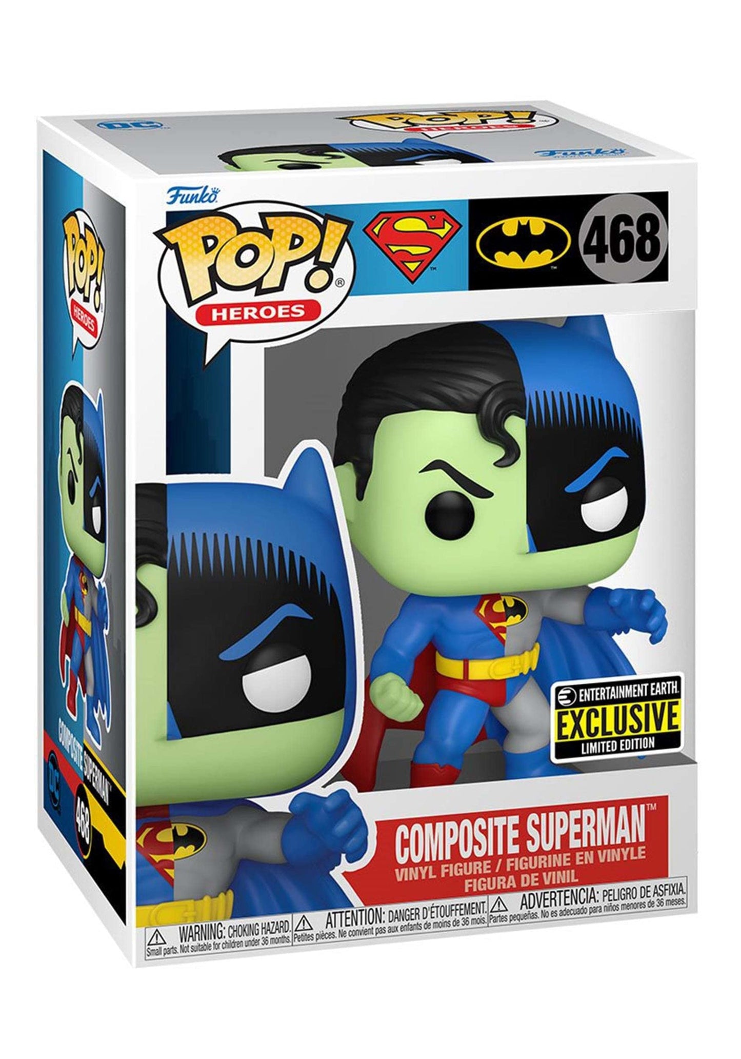 Funko Pop! DC Comics Composite Superman Figure – Entertainment Earth Exclusive