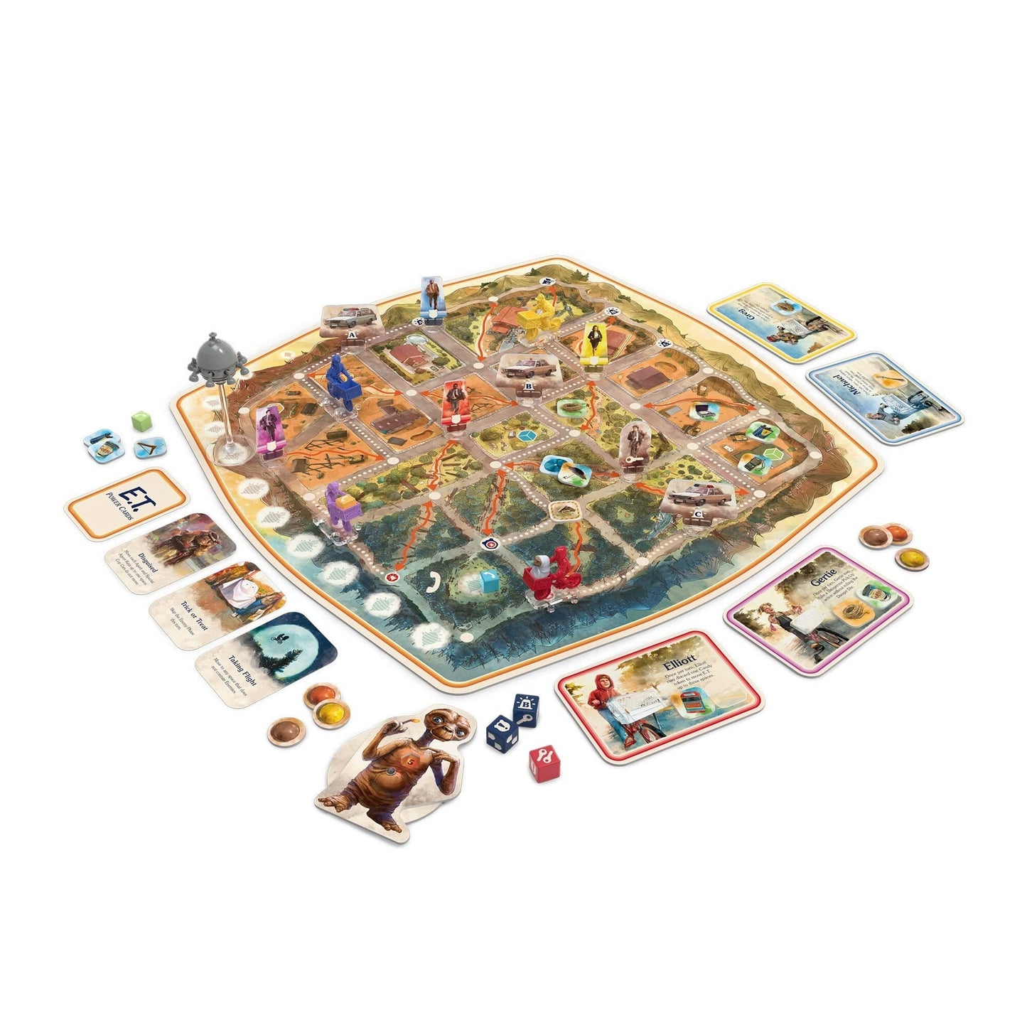 Funko ET The Extra-Terrestrial: Cooperative Family Board Game (2-4 Players, Ages 10+)
