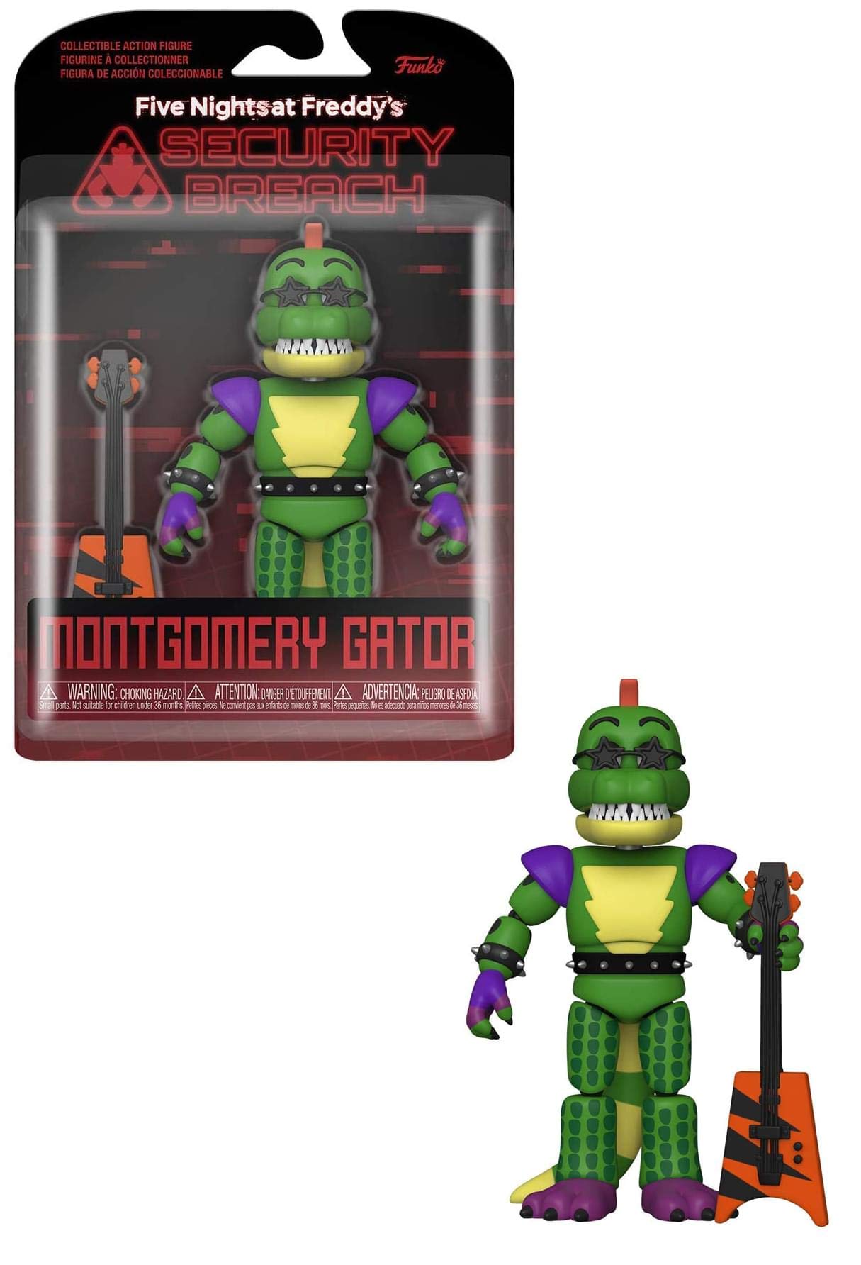 Funko FNAF PizzaPlex Montgomery Gator Action Figure – Official Five Nights at Freddy's Collectible