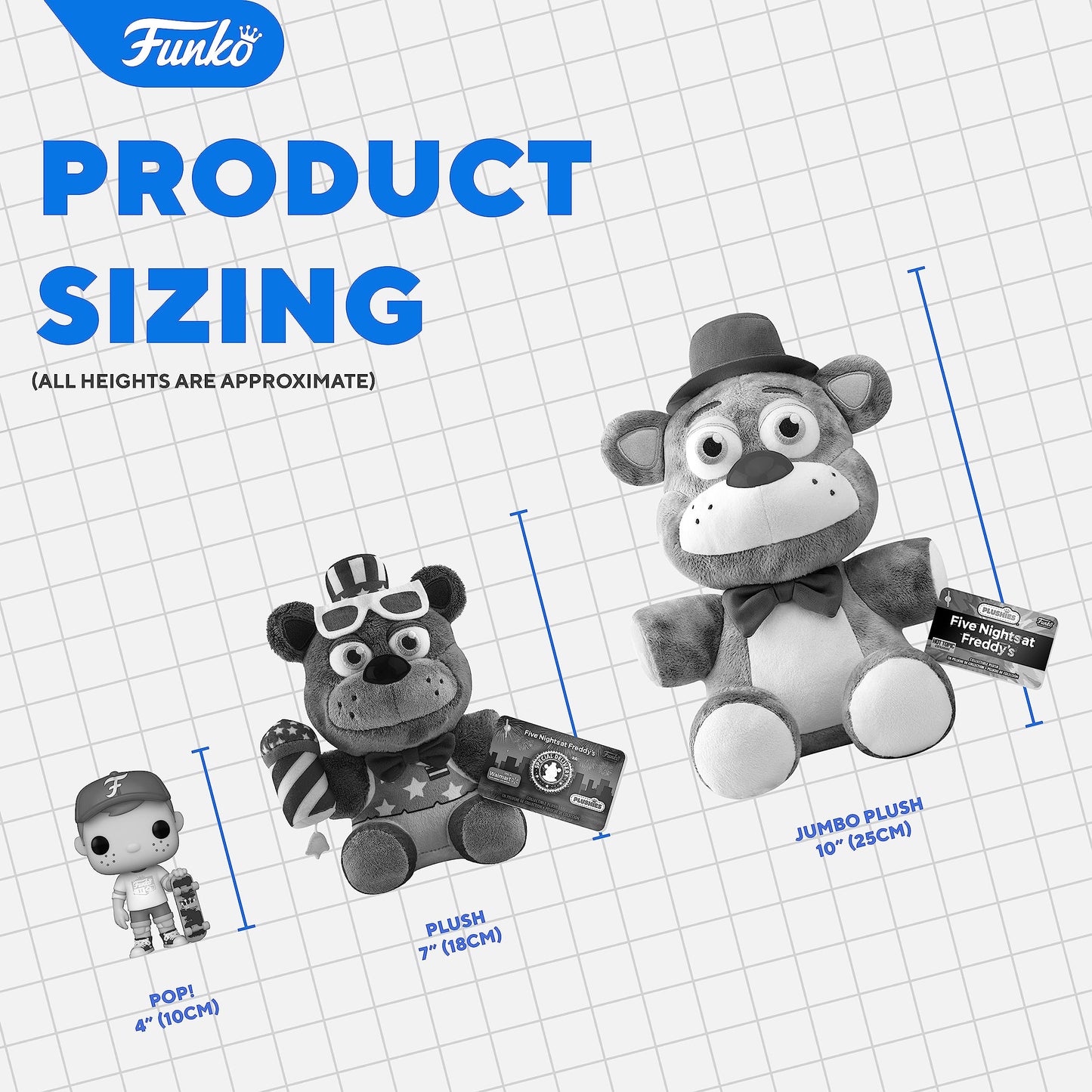 Funko Plush Lefty – FNAF Pizza Simulator Collectible Soft Plush (Official Merchandise)