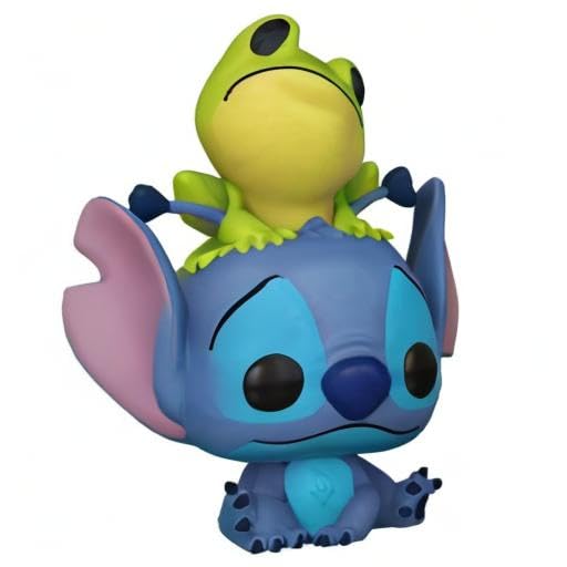 Funko Pop! Lilo & Stitch: Stitch with Frog – Collectible Figure