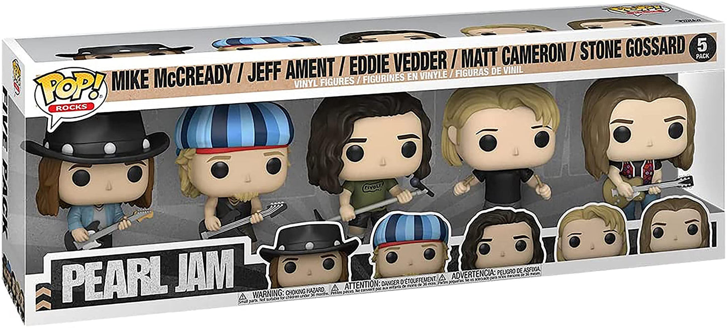 Funko POP Rocks Pearl Jam 5PK – Collectible Vinyl Figures (Multicolor)