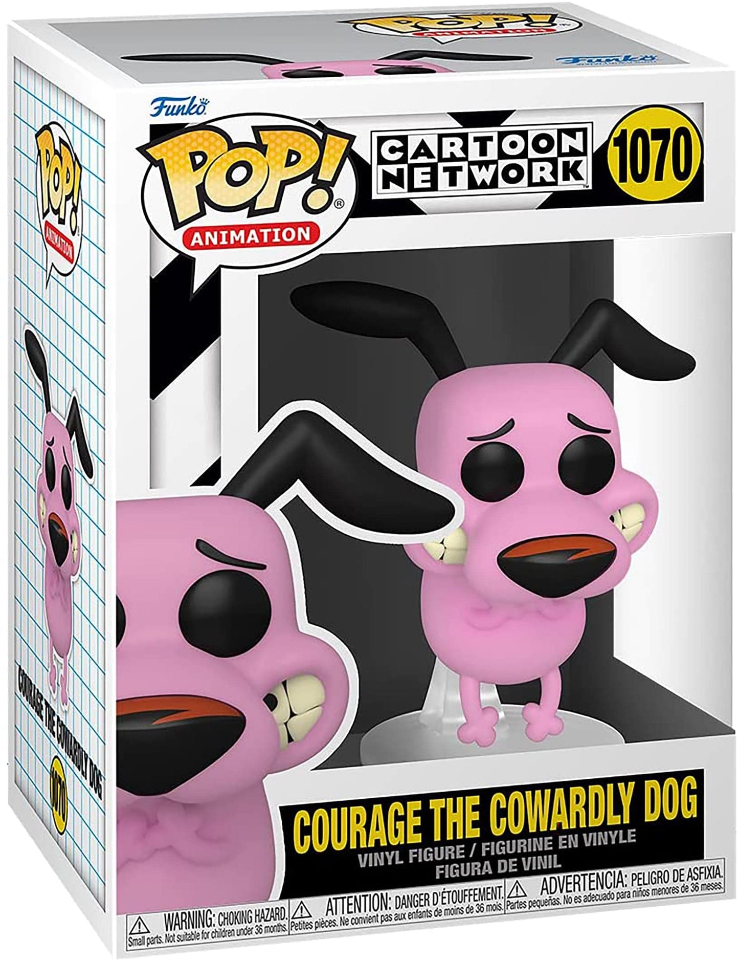 Funko Pop! Animation: Courage the Cowardly Dog - 3.75-Inch Vinyl Figure