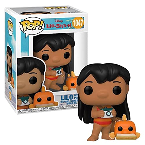 Funko POP & Buddy: Lilo & Stitch – Lilo with Pudge | Collectible Vinyl Figure