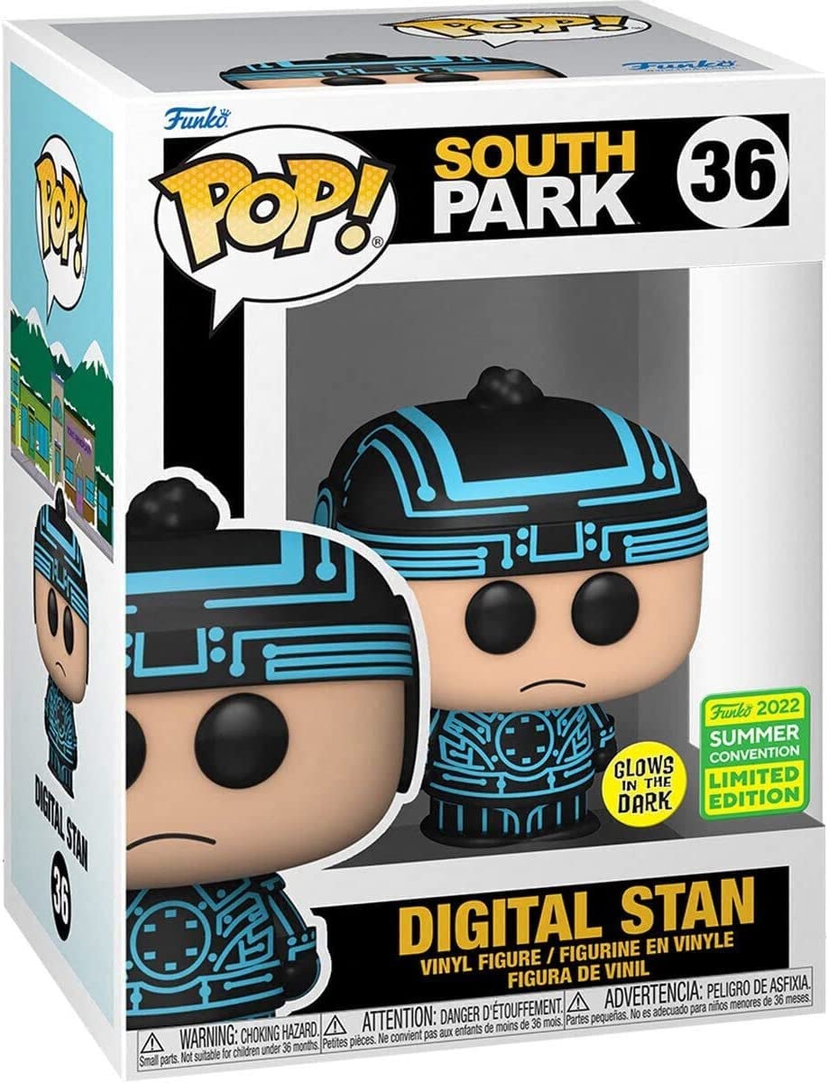 Funko POP! South Park Digital Stan Vinyl Figure Blue – Convention Exclusive #36 (2022)