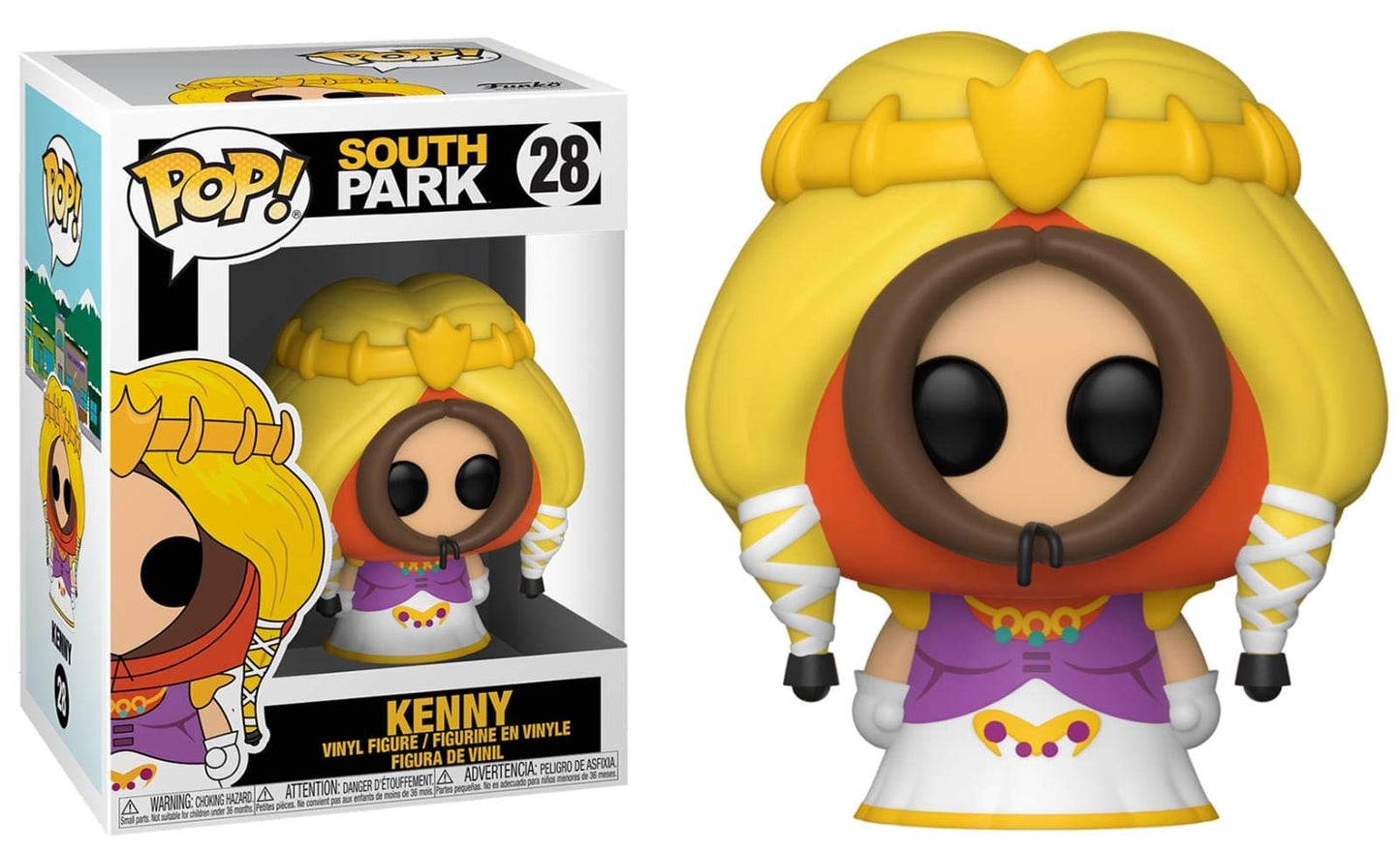 Funko Pop! Animation: South Park Princess Kenny – 3.75-Inch Collectible Figure